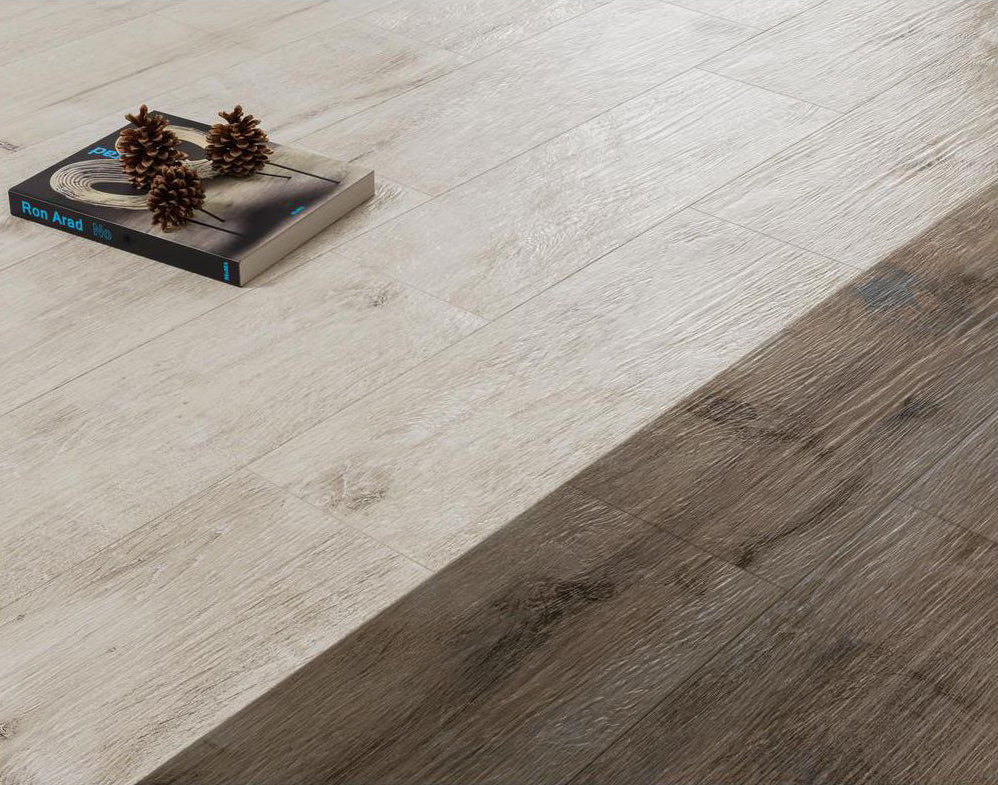 Dlažba Ashwood ASH04 Brown Natural Struktura 60×20