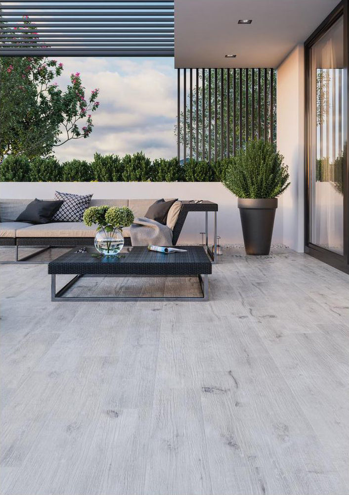 Dlažba Ashwood ASH12 Grey Natural Struktura 60x20
