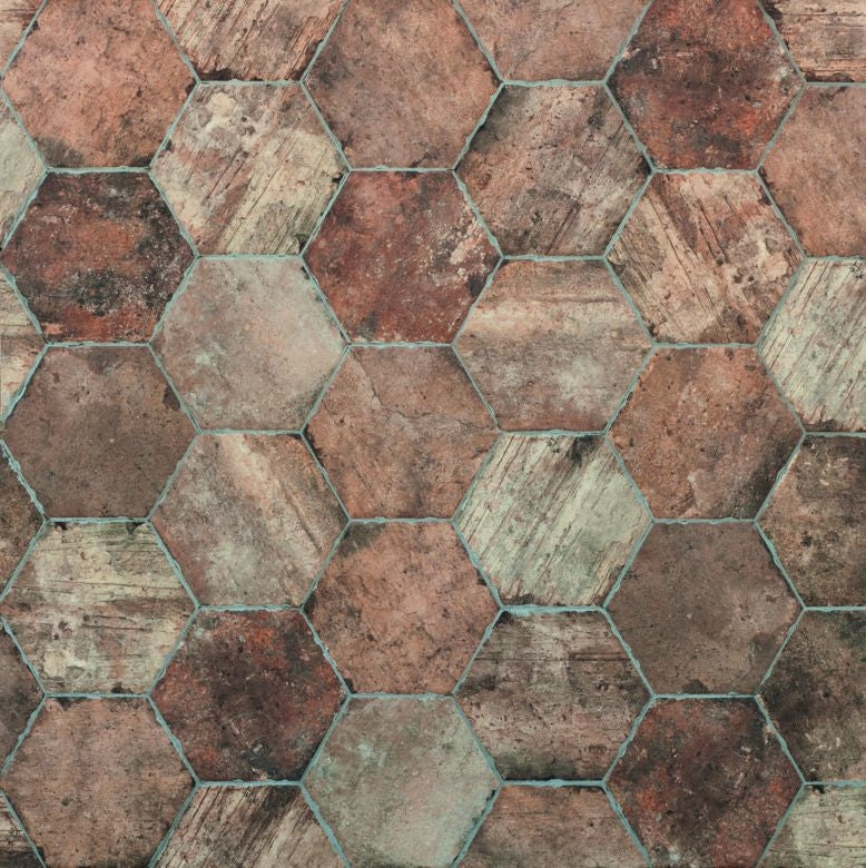 Dlažba Street America Hexagon 24x27,7