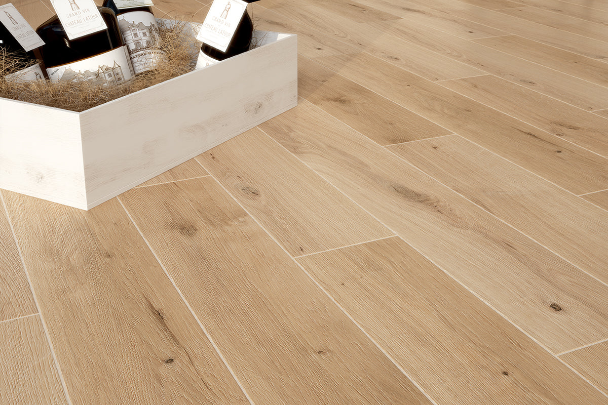 Dlažba Nordic OAK White 22,1x89 rektifikovaná.