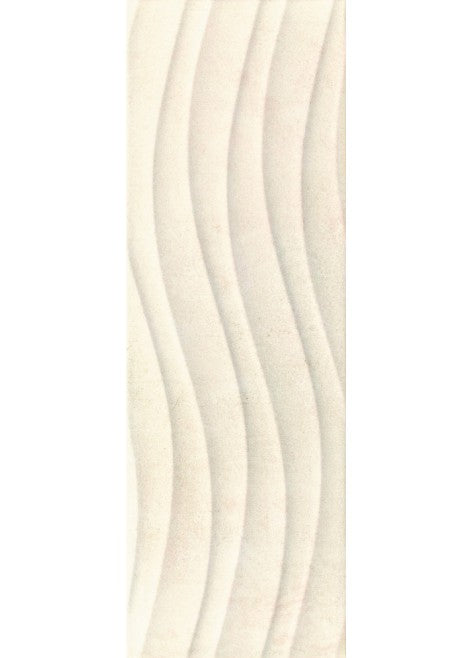 Dekor Oregon Cream Wave 25 x 75