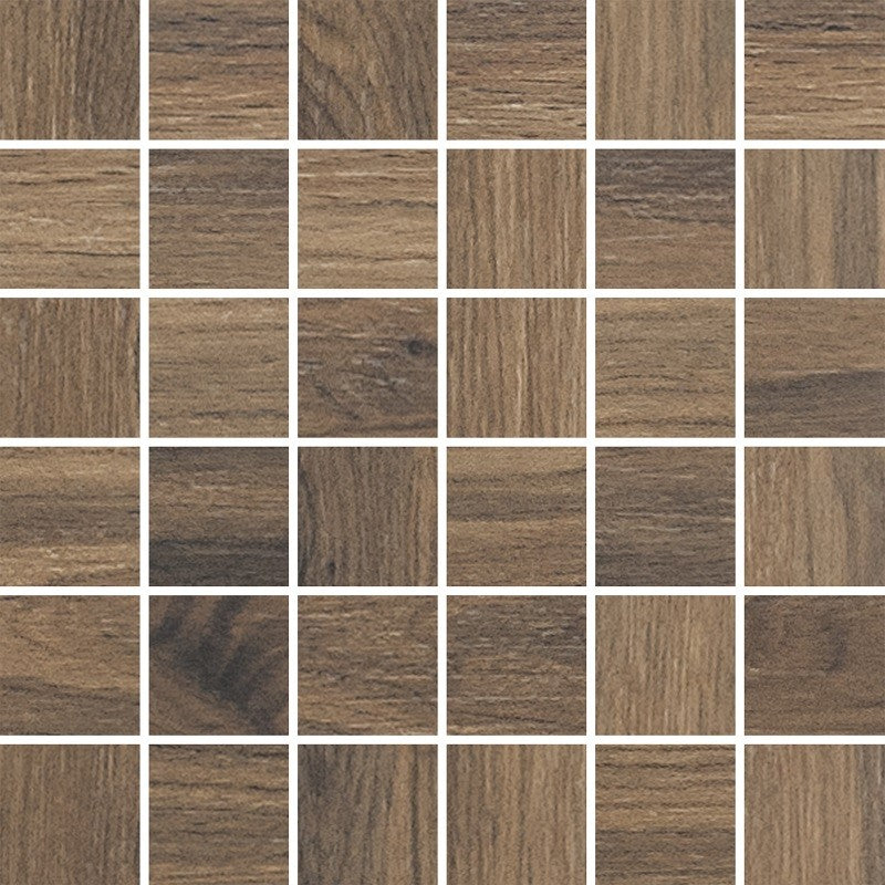 Dlažba Acero Marrone Mozaika 29,7x29,7 Rektifikovaná