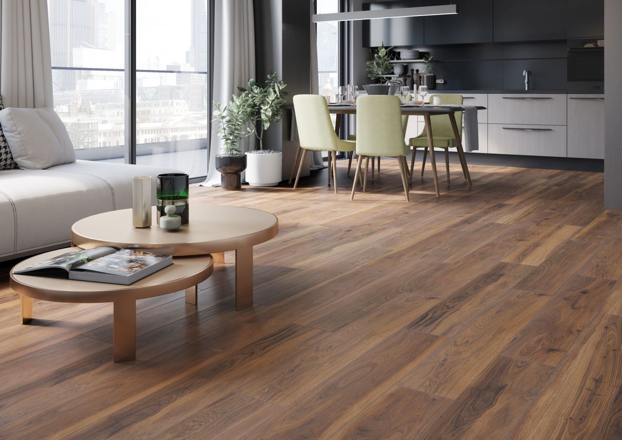 Dlažba Acero Marrone 19,3x120,2 Rektifikovaná