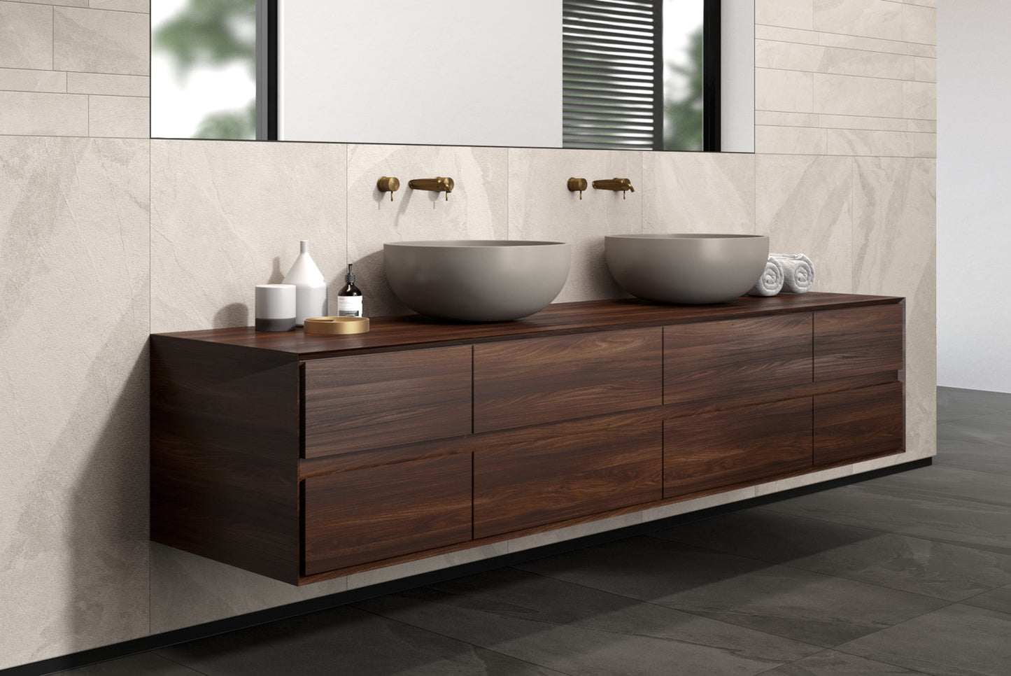 Dlažba Brazilian Slate oxford white 60x60