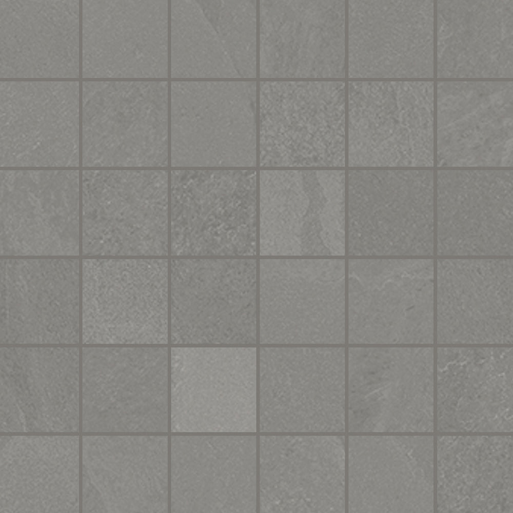 Dlažba Brazilian Slate silk grey mosaico 30x30