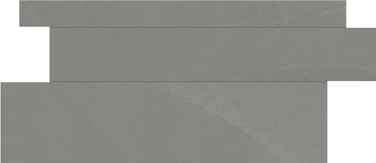 Dlažba Brazilian Slate silk grey plank 30x60