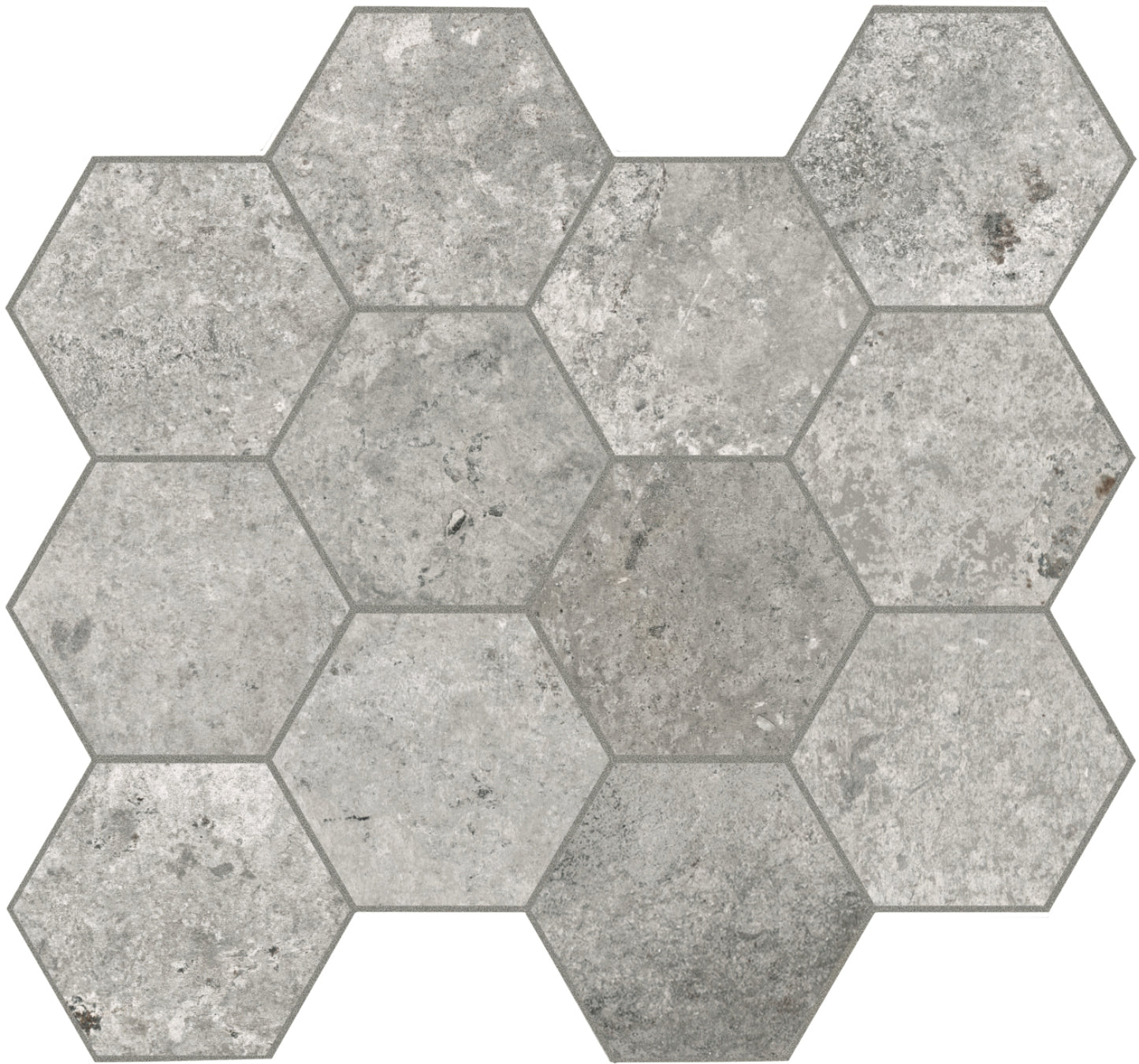 Dlažba Debris cinder hexagon 30x34