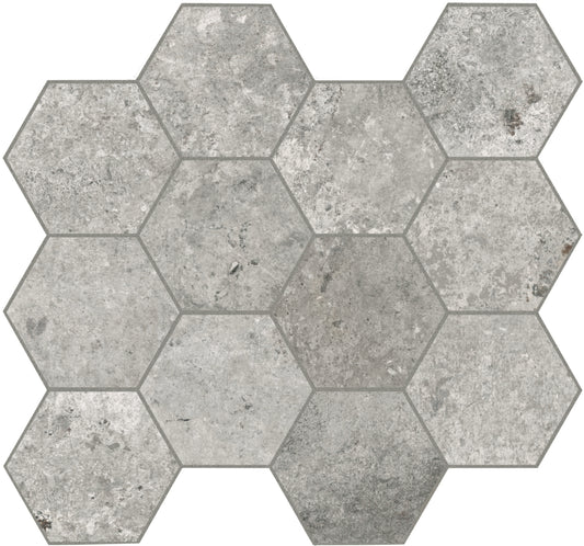 Dlažba Debris cinder hexagon 30x34
