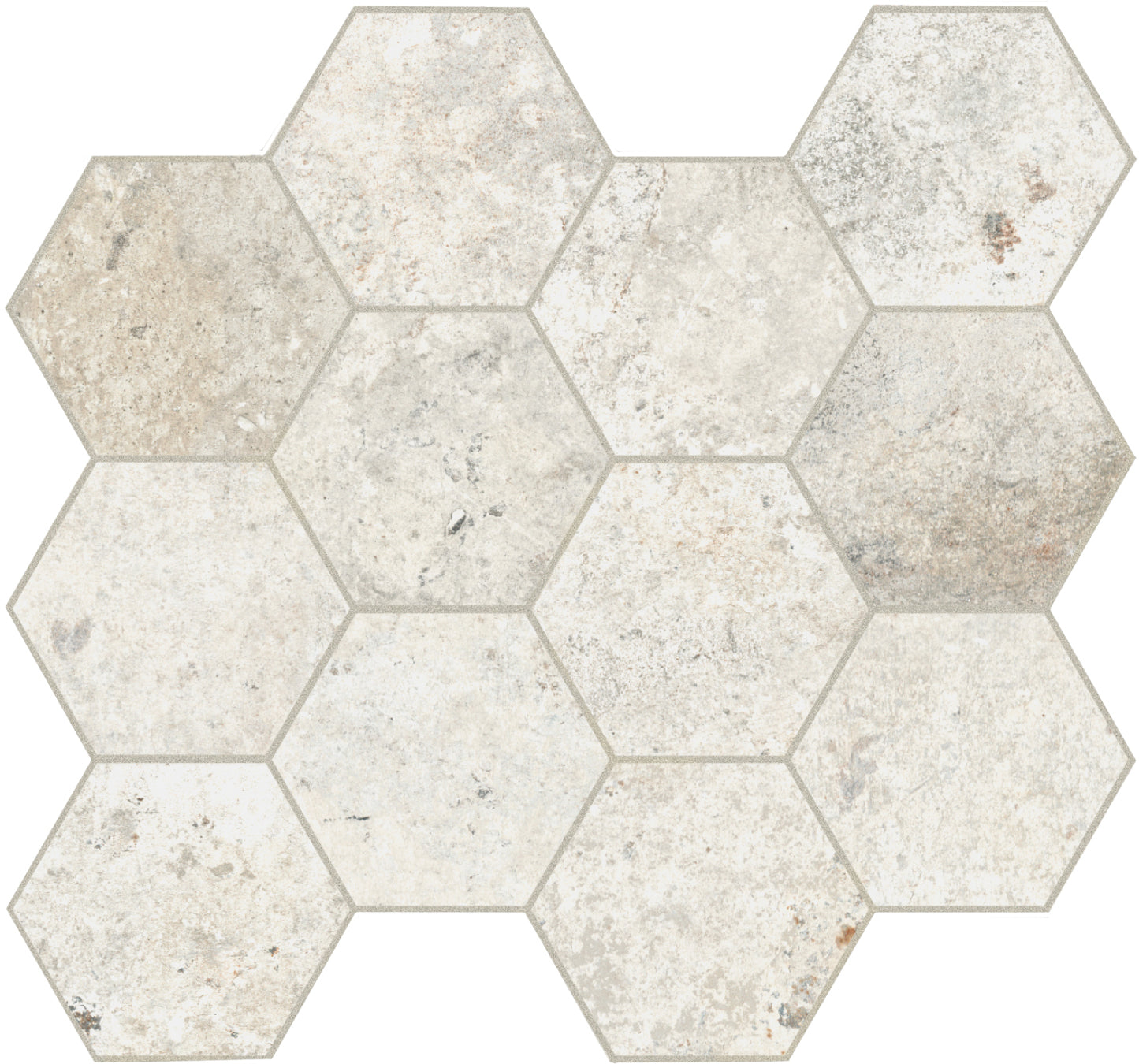 Dlažba Debris talc hexagon 30x34
