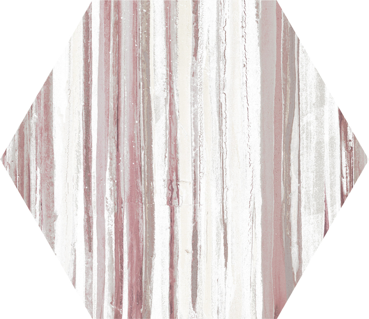 Dlažba Flow cherry Hex 25