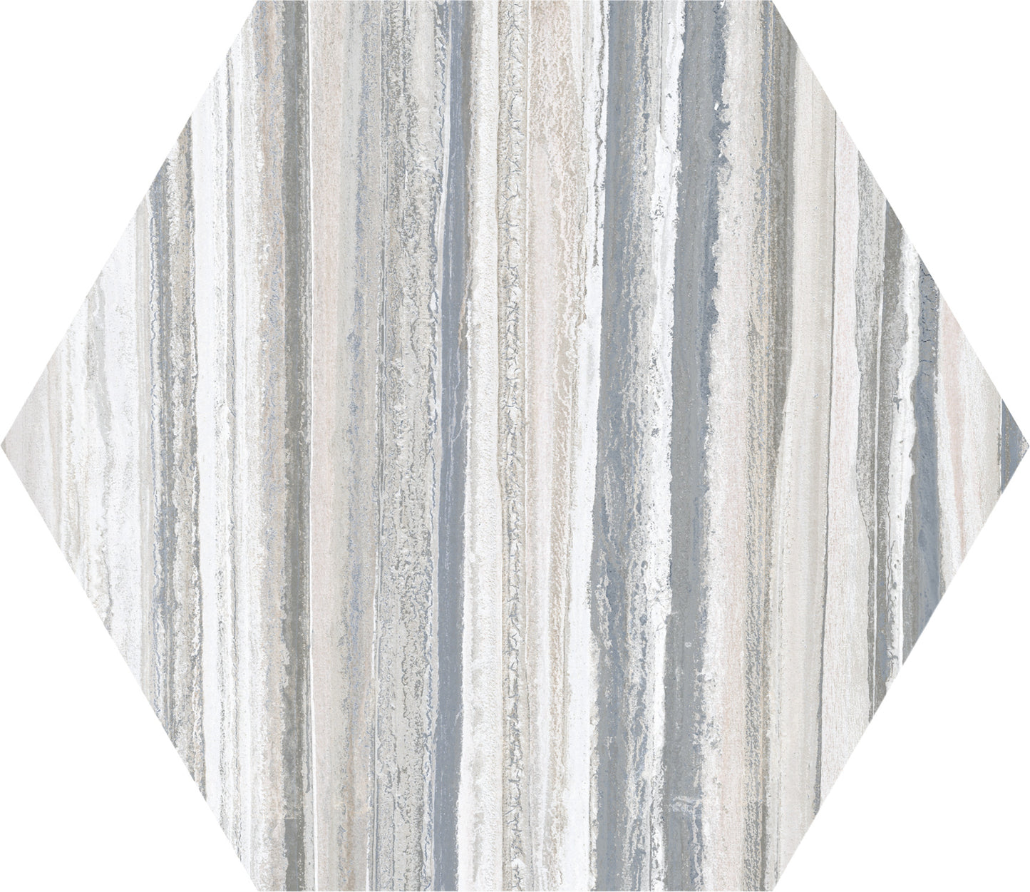 Dlažba Flow grey Hex 25