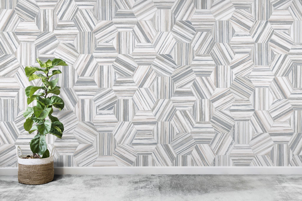Dlažba Flow grey Hex 25