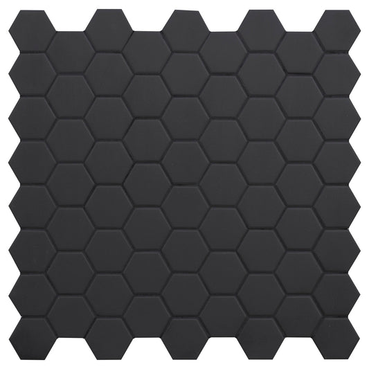 Dlažba Hexa Black Swan mat. 31,6x31,6