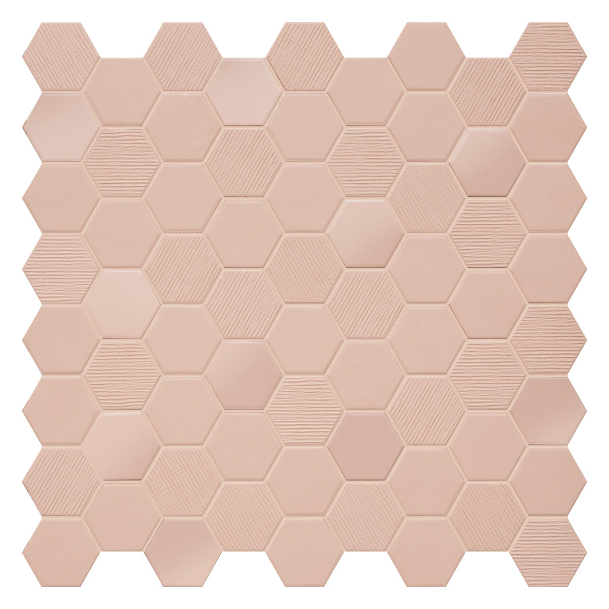Dlažba Hexa Rosy Blush mix 31,6x31,6