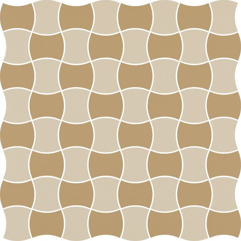 Dlažba Modernizm Bianco Mozaika mix C 30,86x30,86