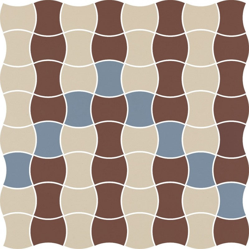 Dlažba Modernizm Bianco Mozaika mix B 30,86x30,86