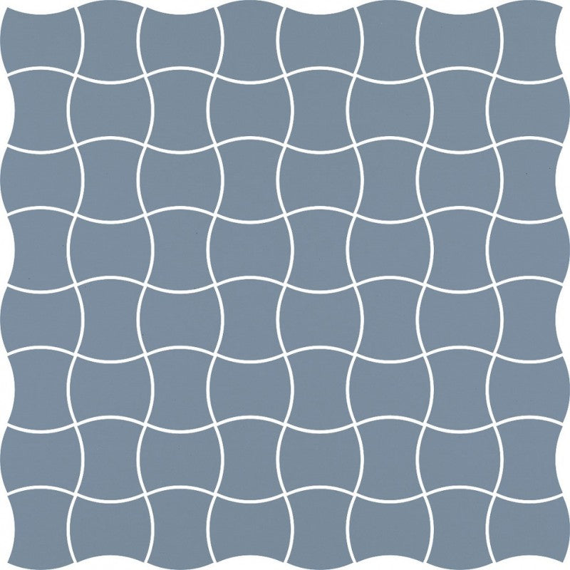 Dlažba Modernizm Blue Mozaika 30,86x30,86