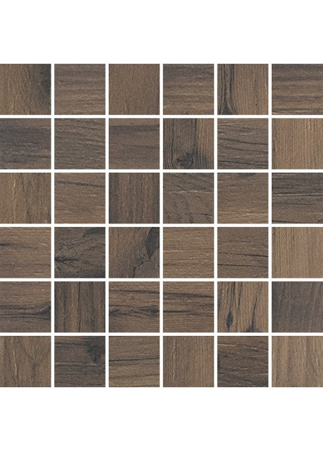Dlažba Tonella Brown Rektifikovaná Mozaika 29,7x29,7