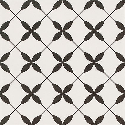 Dlažba Patchwork Clover black pattern 29,8x29,8