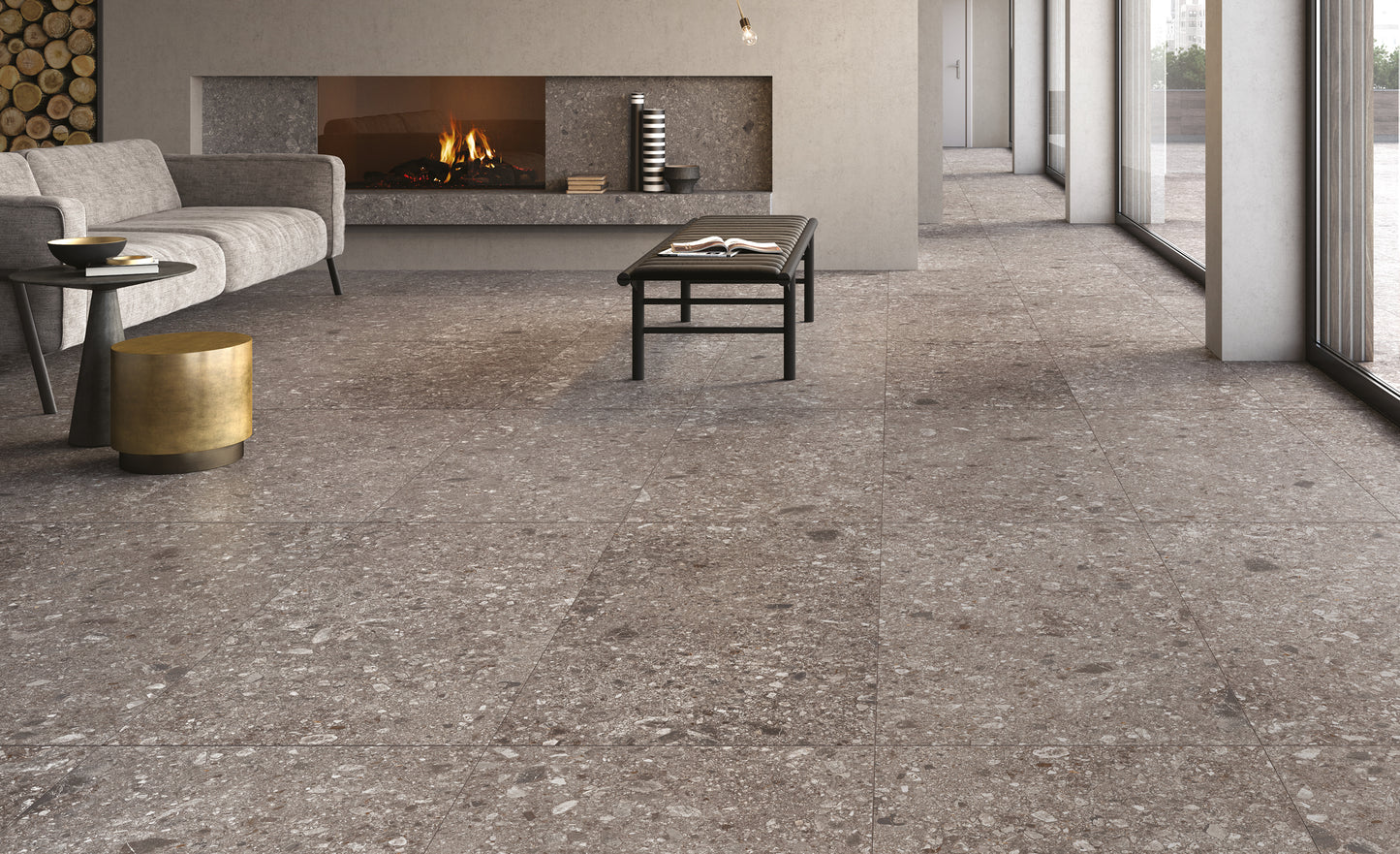 Dlažba Pietra Di Gré grigio 15x60