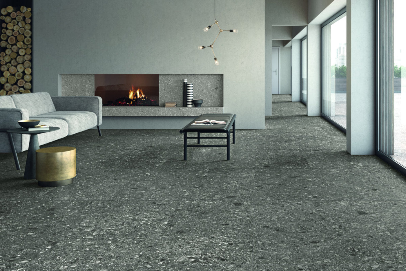 Dlažba Pietra Di Gré antracite 30x60