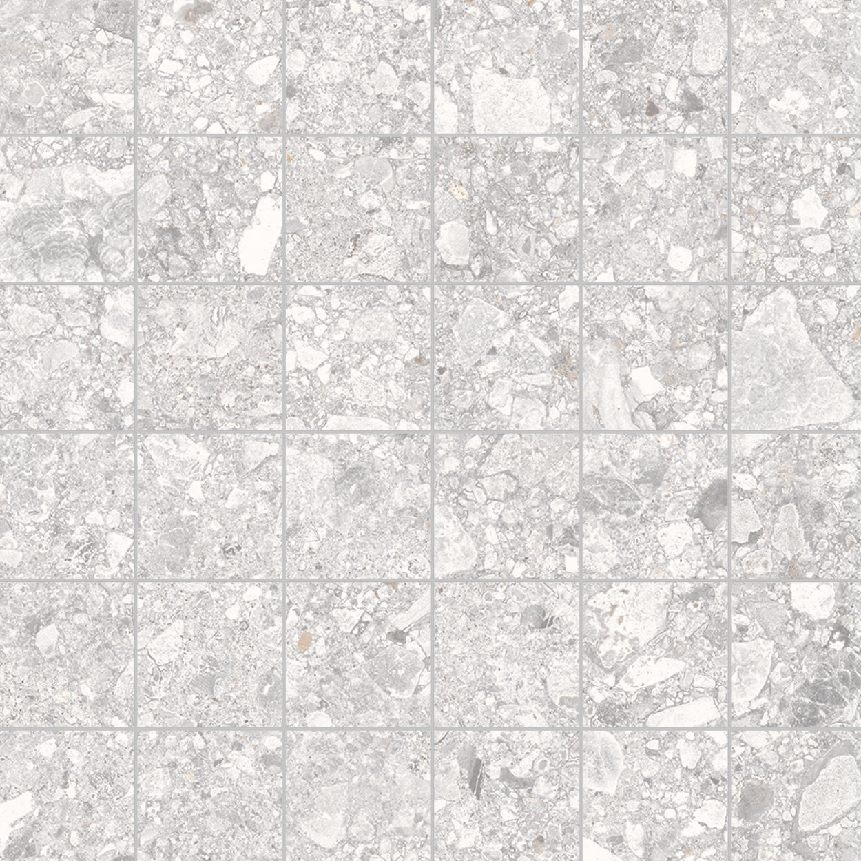 Dlažba Pietra Di Gré bianco mosaico 30x30