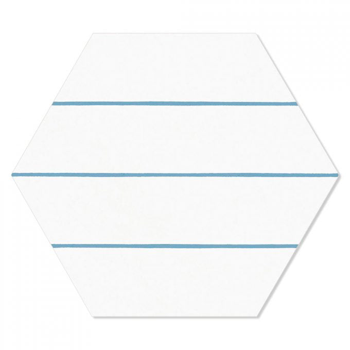 Dlažba Porto Savona Blue Hex. 22x25
