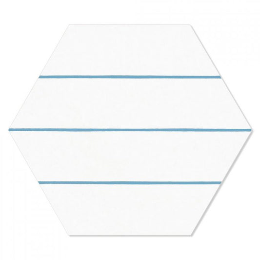 Dlažba Porto Savona Blue Hex. 22x25