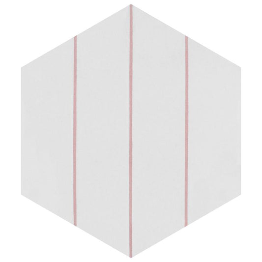 Dlažba Porto Savona Pink Hex. 22x25