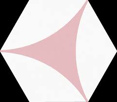 Dlažba Porto Venere Pink Hex. 22x25