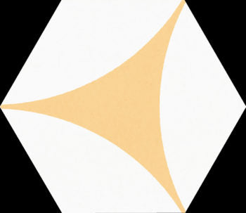 Dlažba Porto Venere Yellow Hex. 22x25