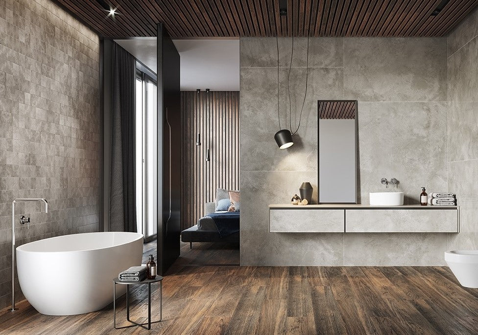 Dlažba Quenos Grey lappato 80x80