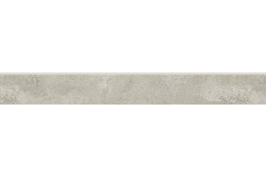 Dlažba Quenos Light Grey sokl 7x60
