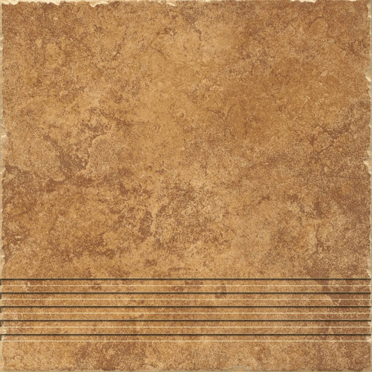 Dlažba Riva beige schodovka 33x33