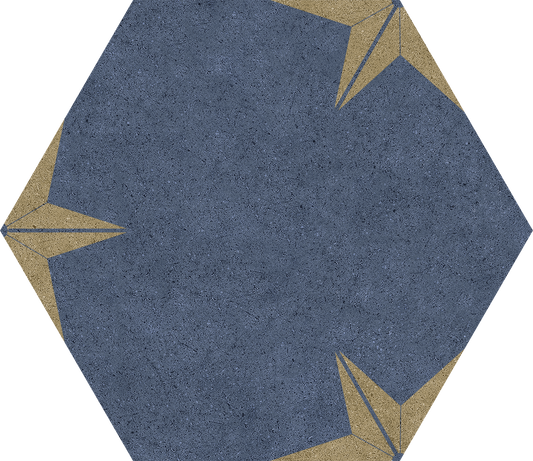 Dlažba Stella Gold Hex 25