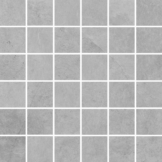 Dlažba Tacoma White Mozaika 30x30