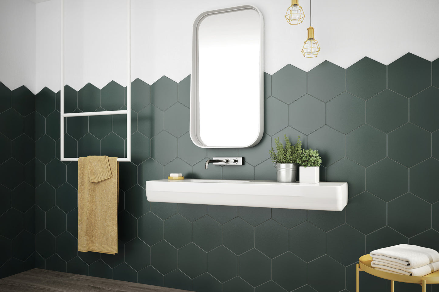 Dlažba Toscana Bases blanco 25,8x29