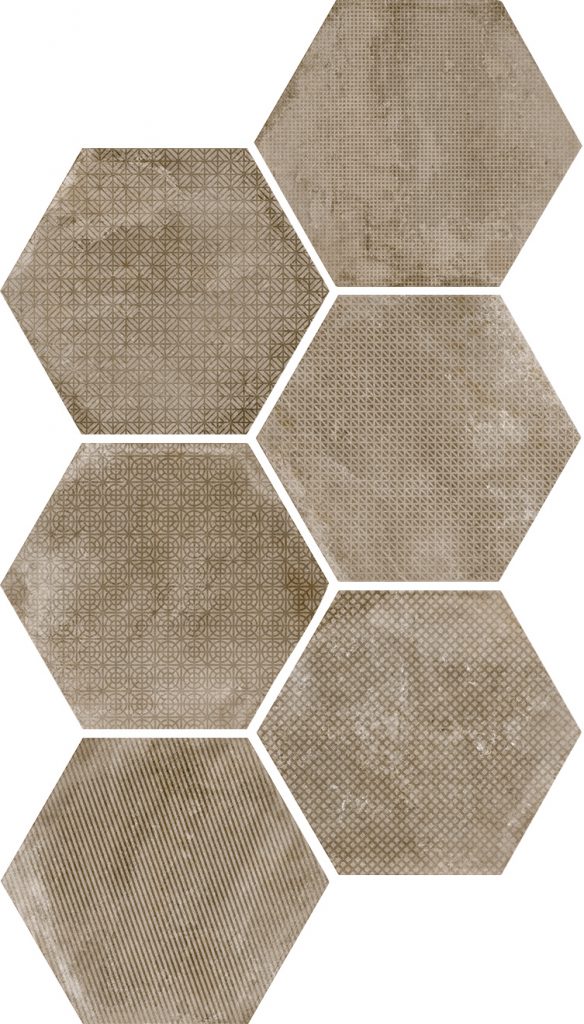 Dlažba Urban Melange Nut 25,4x29,2