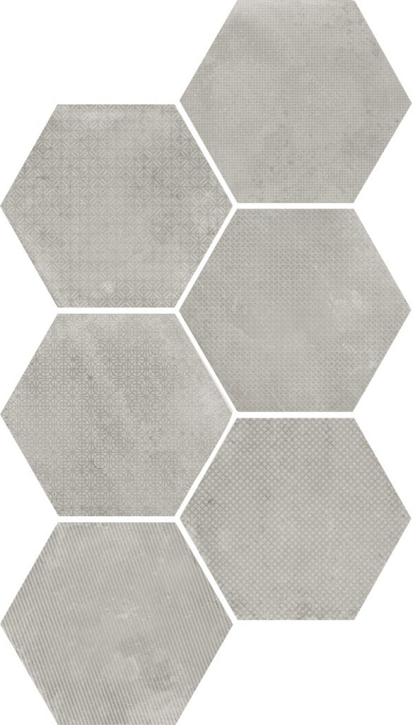 Dlažba Urban Melange Silver 25,4x29,2