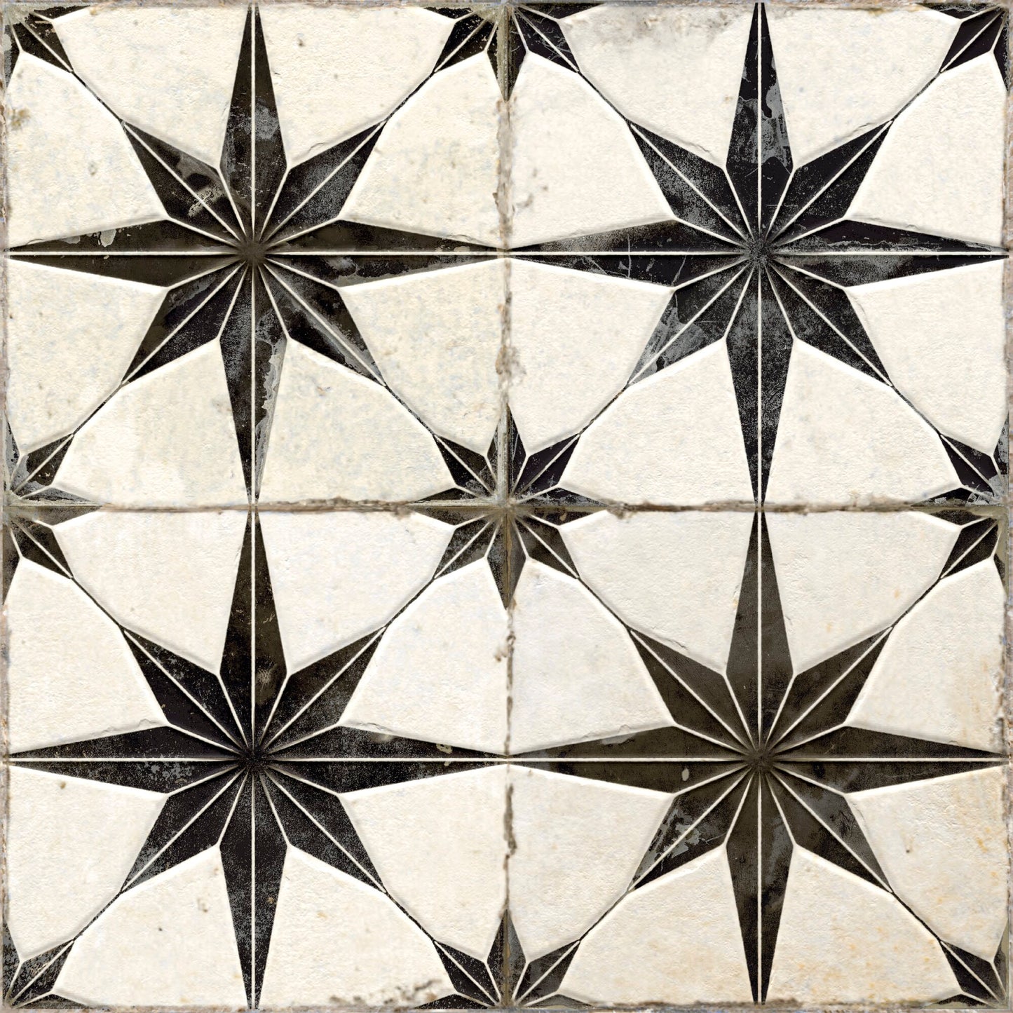Dlažba FS Star Black 45x45