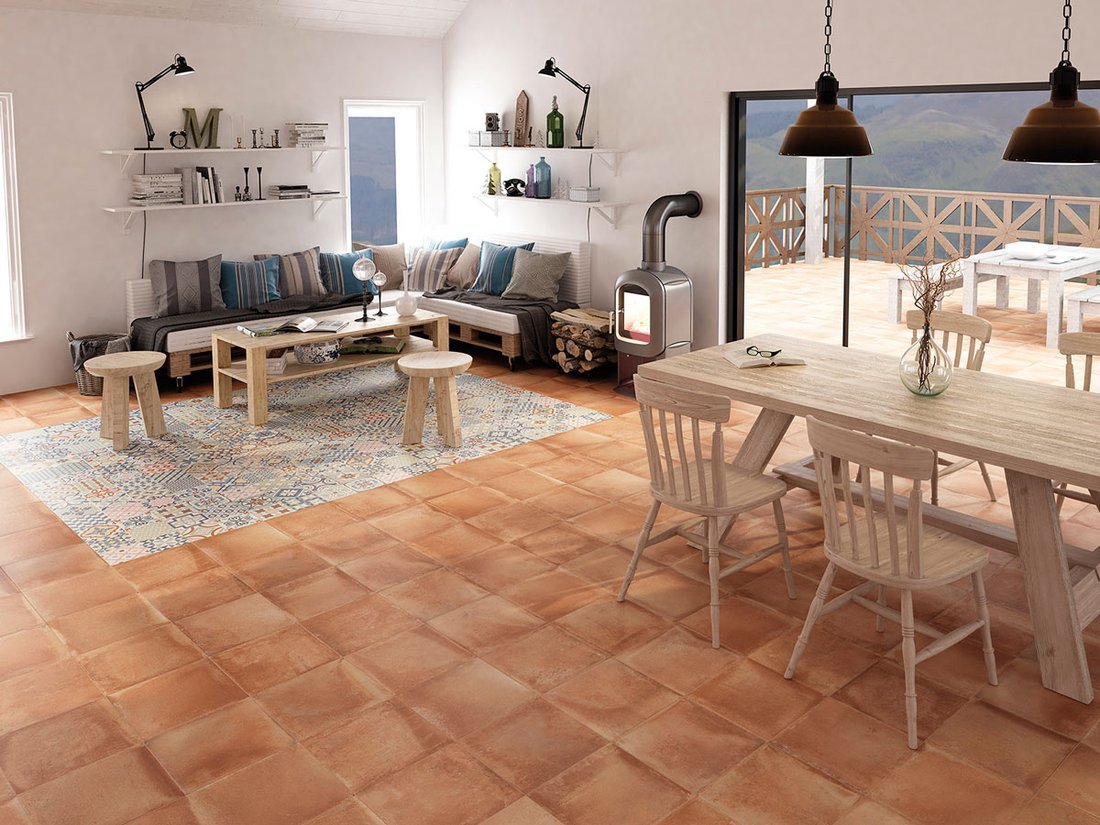 Dlažba Rustic Moka 33x33