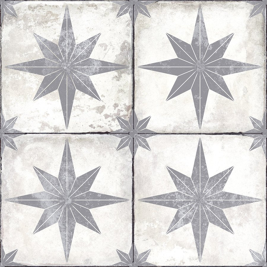 Dlažba Hidraulico Star Grey 45x45