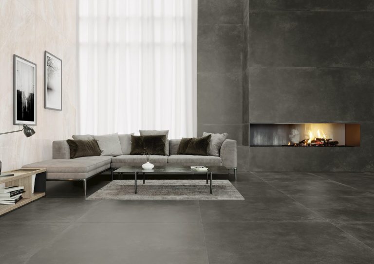 Dlažba Modern Concrete Graphite Lap 80x80