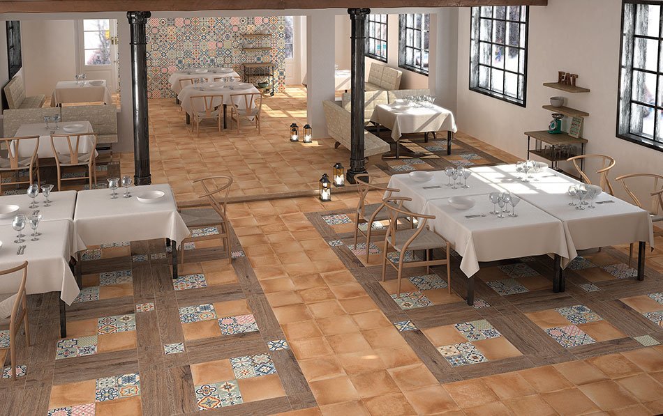 Dlažba Rustic Listelo Crema 16,5x33
