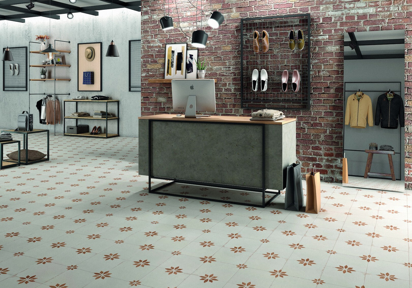 Dlažba Savannah White 45x45