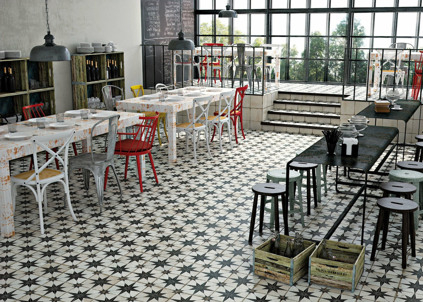 Dlažba FS Star White 45x45