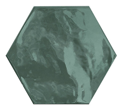 Obklad Hexa Wall Green Echo 17,3x15
