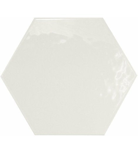 Hexagon Blanco Brillo Hexatile 17,5x20
