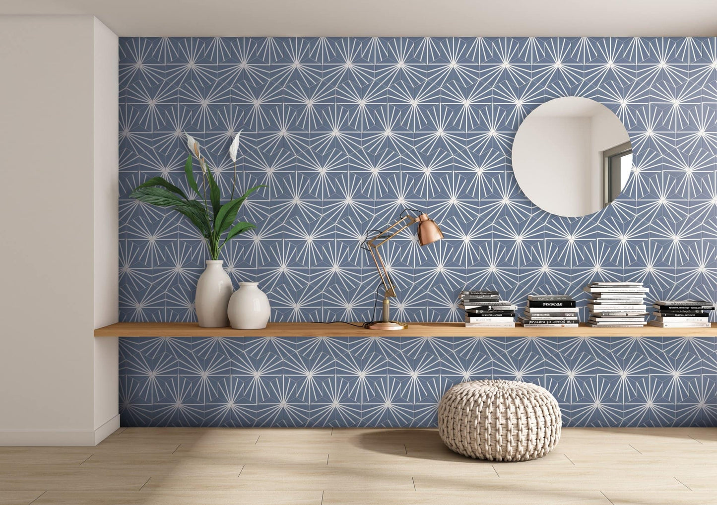 Hexagon Meraki Azul 19,8x22,8