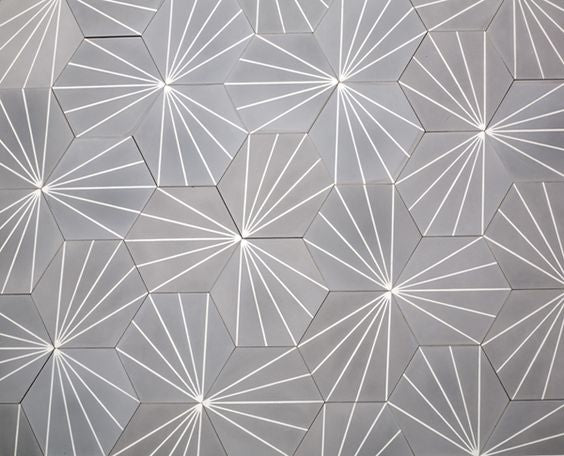 Hexagon Meraki Gris 19,8x22,8